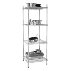 Vogue 4 Tier Wire Shelving Kit 610x610mm