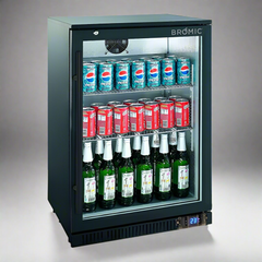 Bromic Bromic 118L Back Bar Display Chiller (Hinged Door) - BB0120GD-NR