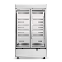 Skope ActiveCore 2 Glass Door Display Fridge w Lit Sign BME1200N-AC