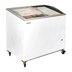 Bromic Bromic 264L Angle Top Curved Glass Chest Freezer CF0300ATCG-NR