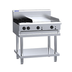 LUUS LUUS Professional 2 Burner Griddle Cooktop 900mm - CS-2B6P