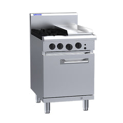 LUUS LUUS Professional 2 Burner Griddle Oven 600mm - RS-2B3P
