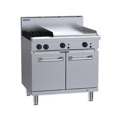 LUUS LUUS Professional 2 Burner Griddle Oven 900mm - RS-2B6P