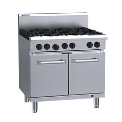 LUUS LUUS Professional 6 Burner Oven 900mm - RS-6B