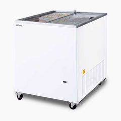 Bromic 191L Flat Top/Flat Glass Chest Freezer - CF0200FTFG-NR
