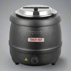 Apuro 10L Graphite Grey Soup Kettle w Lid
