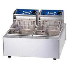 Birko Birko Double Pan Bench Top Fryer 2 x 5Ltr 1001002