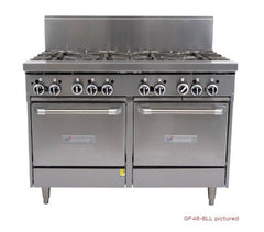GARLAND GF48 RANGE 1200MM 2 OPEN BNR 900MM GRILL W 2 OVENS NG GF48-2G36LL-NG - icegroup hospitality superstore
