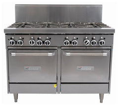 Garland Garland Range 1200mm 8 Open Burner With 2 Ovens GF48-8LL NG
