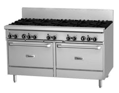 GARLAND RANGE 1500MM 10 OPEN BNR W 2 OVENS NG GF60-10RR-NG - icegroup hospitality superstore