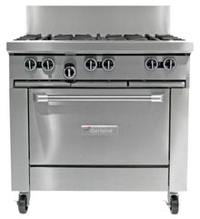 Garland Garland 6 Open Top Burner Oven and Convection GFE36-6C NG