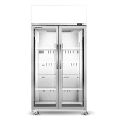 Skope Skope Top Mount Double Glass Door Display Fridge - TCE1000N