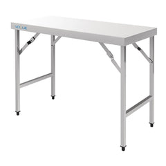 Vogue Vogue 1800mm Stainless Steel Folding Table