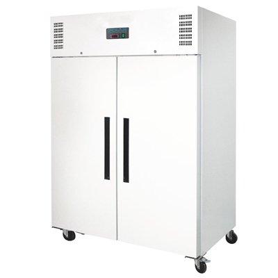Polar 1200L G-Series 2 Door Upright Freezer White - DL897-A