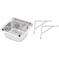 Cleaners Sink with Grate & Brackets 31.2 Ltr - icegroup hospitality superstore