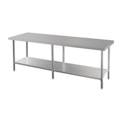 Vogue Premium Stainless Steel Table 2400mm - icegroup hospitality superstore