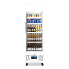 Polar Polar 218L G-Series Upright Display Fridge White DM075-A