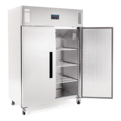 Polar Polar 1200L G-Series 2 Door Upright Freezer Stainless Steel