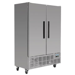 Polar Polar 960L G-Series 2 Door Slimline Freezer Stainless Steel