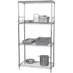 Vogue 4 Tier Wire Shelving Kit 1220x460mm - icegroup hospitality superstore