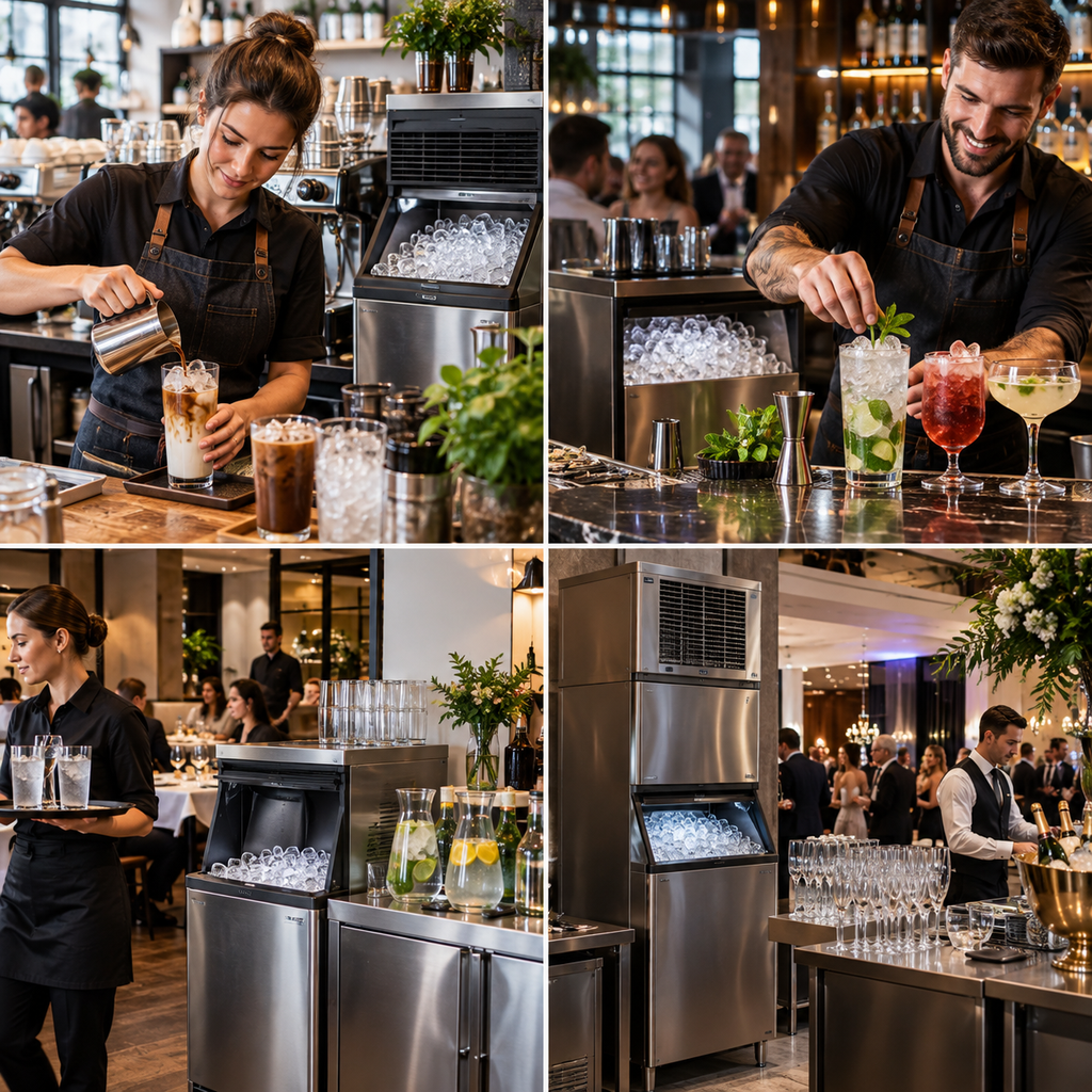 Commercial Ice Machines by Venue: Cafés, Bars, Restaurants, Hotels & Clubs