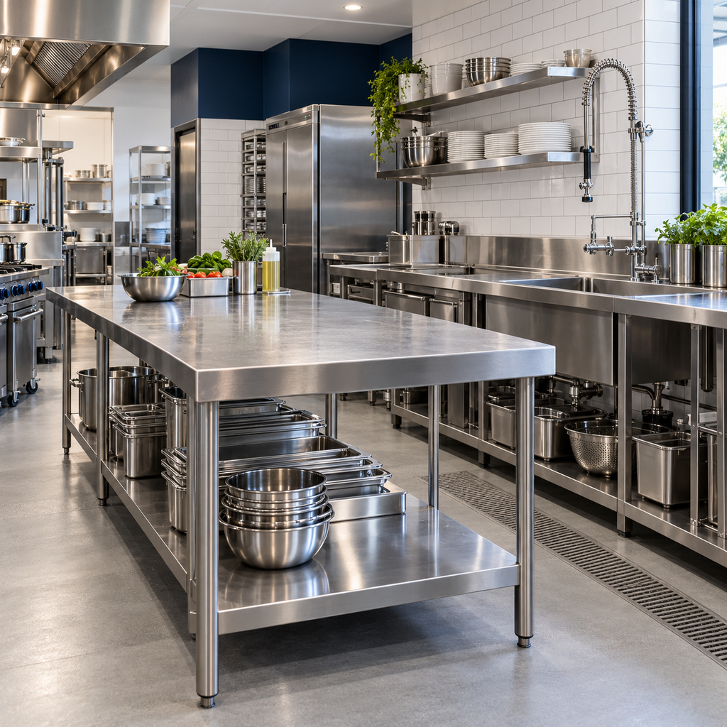 How to Choose Commercial Stainless Steel Benches and Sinks