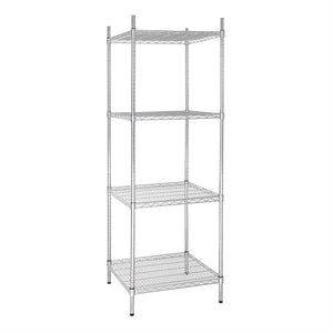 Vogue 4 Tier Wire Shelving Kit 610x610mm