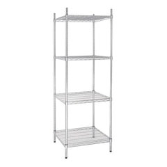Vogue 4 Tier Wire Shelving Kit 610x610mm