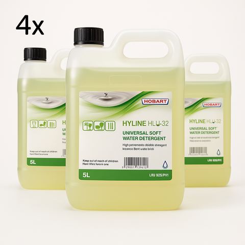 Hobart 4 x 5L Hyline Universal Detergent HLU-325L