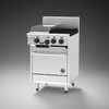 Goldstein 610mm 2 Burner Gas Range with 305mm Griddle and Oven PF12G220-X