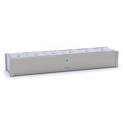 Roband Hot Bain Marie 6 x 1/2 Size Single Row BM16