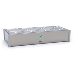 Roband Hot Bain Marie 8 x 1/2 Size Double Row BM24