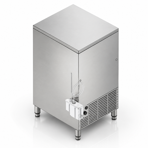 Brema Ice Cube Maker 85kg Production with 40kg Storage CB840A-HC-DP