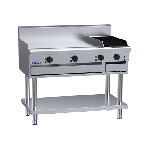 LUUS 900mm Griddle 300mm Chargrill - CS-9P3C