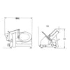 Hobart EDGE Gravity Fed Meat Slicer