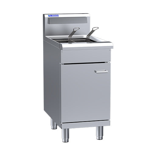 LUUS LUUS Professional 2 Basket Single V-Pan Fryer 450mm - FV-45