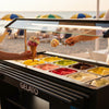 Polar G-Series Refrigerated Black Buffet Bar