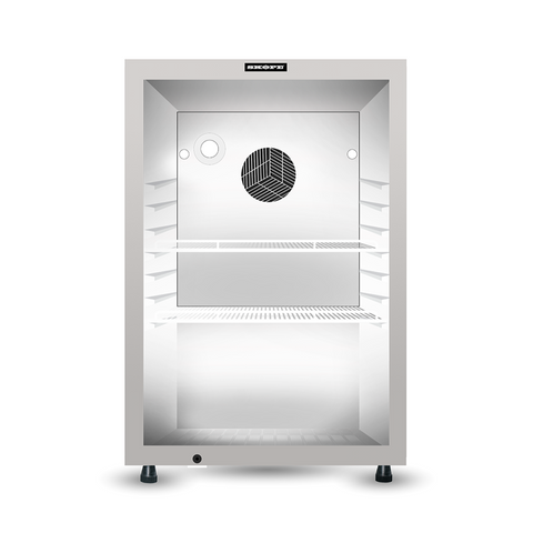 Skope Ascend 82L Single Glass Door Compact Display Fridge HB85