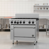 Goldstein 914mm 6 Burner Gas Range with Fan Forced Oven PF628FF-X