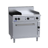 LUUS 2 Burner 600mm Griddle with Convection Oven - RF-2B6P