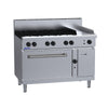 LUUS 6 Burner 300mm Griddle with Convection Oven - RF-6B3P