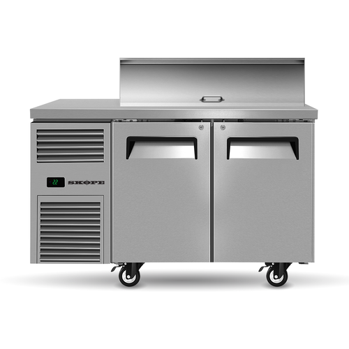 Skope ReFlex 2 Solid Door GN Compatible Salad Prep Fridge RF7.PPS.2.SD