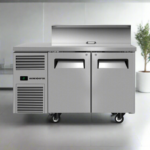 Skope ReFlex 2 Solid Door GN Compatible Salad Prep Fridge RF7.PPS.2.SD