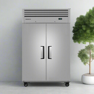 2 Solid Door Upright Vertical Freezer