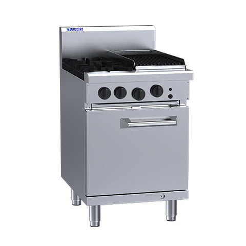 LUUS Professional 2 Burner Chargrill Oven 600mm RS-2B3C