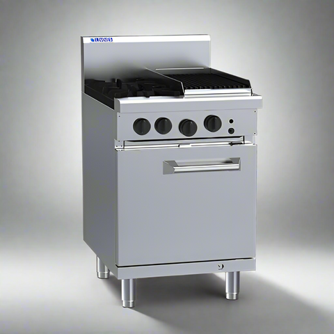 LUUS Professional 2 Burner Chargrill Oven 600mm RS-2B3C