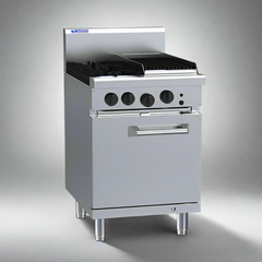 LUUS Professional 2 Burner Chargrill Oven 600mm RS-2B3C