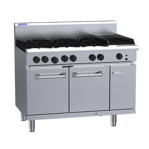 LUUS Professional 6 Burner Chargrill Oven 1200mm - RS-6B3C