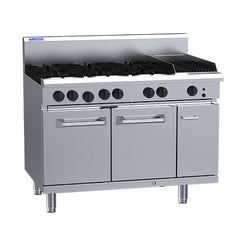 LUUS LUUS Professional 6 Burner Chargrill Oven 1200mm - RS-6B3C