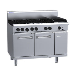 LUUS Professional 6 Burner Chargrill Oven 1200mm - RS-6B3C